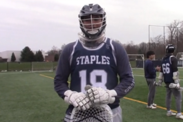 Aiden Parnes ’24 discusses his favorite moments playing Staples lacrosse. Parnes and other lacrosse players give a special behind-the-scenes tour of the championship-winning Staples team at practice.