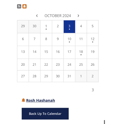 The Westport public school district does not grant students the full two days off for Rosh Hashana. 