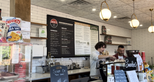 
Jack’s Coffee, which opened in the spring, has seen an increase in business from Staples students as Starbucks on the Post Road has closed for renovation.
